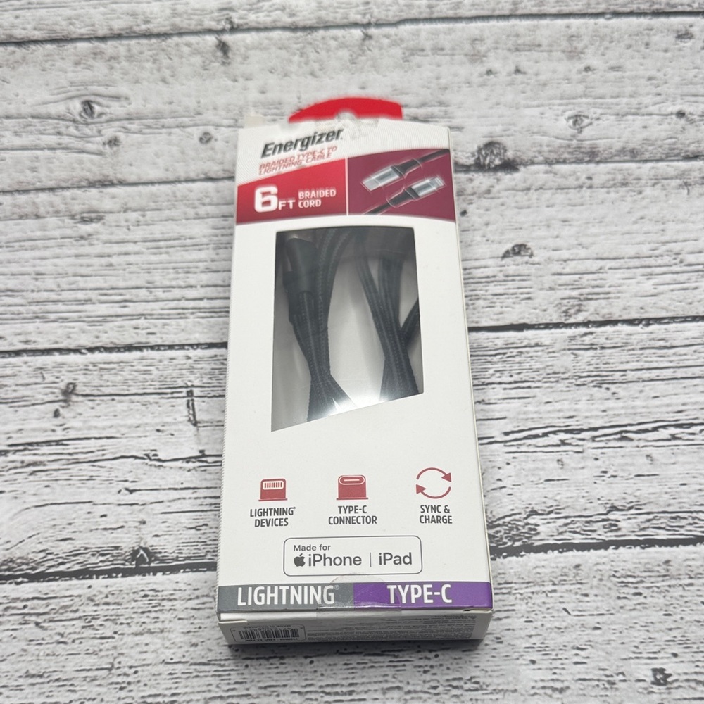 Energizer Lightning cable  type C New